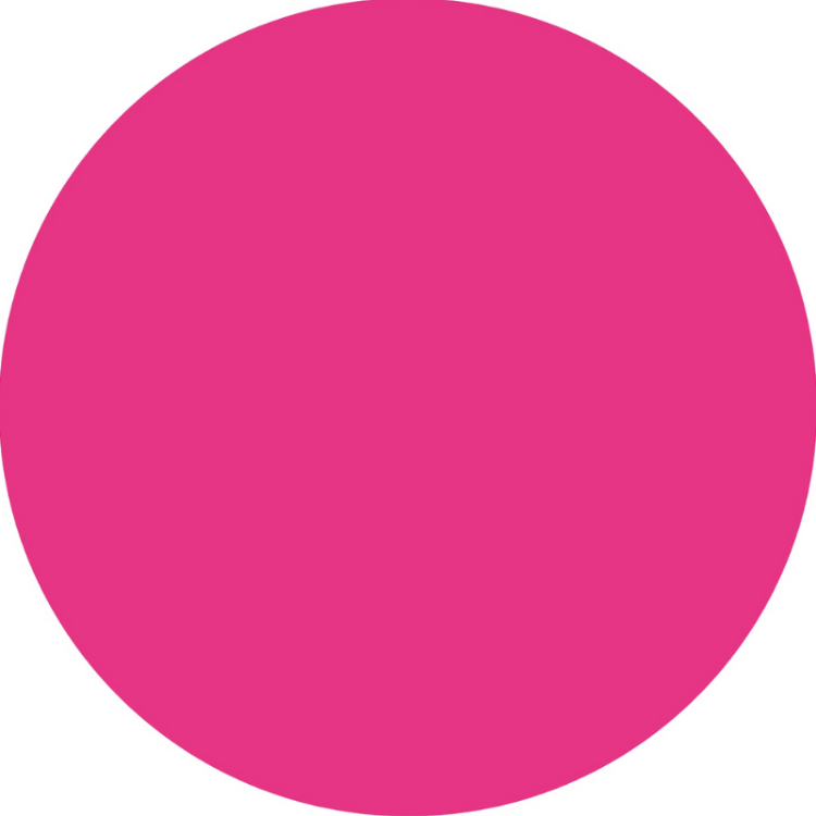 Picture of COLOUR CRUSH HOT PINK ROUND (PRINTED RUG)