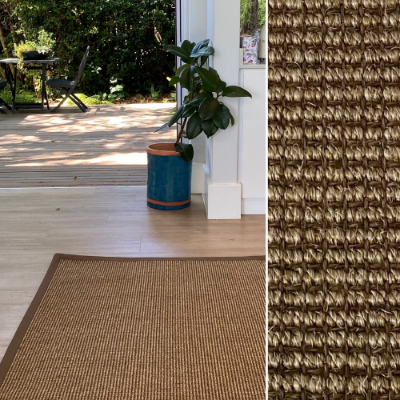 Picture of (WS) 2.00 x 3.00 SISAL OLIVE BARK RUG